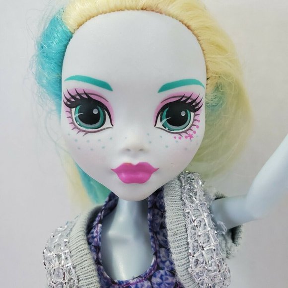 2016 Monster High Lagoona Blue Doll hard plastic barbie size 12" - Picture 2 of 8